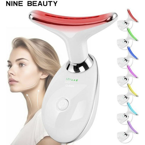 7-Color LED Facial & Neck Massager