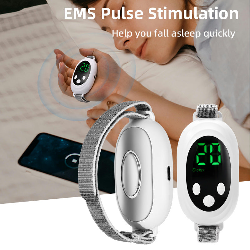 Portable Handheld Pulse Sleep Aid for Relaxation and Bedtime Use