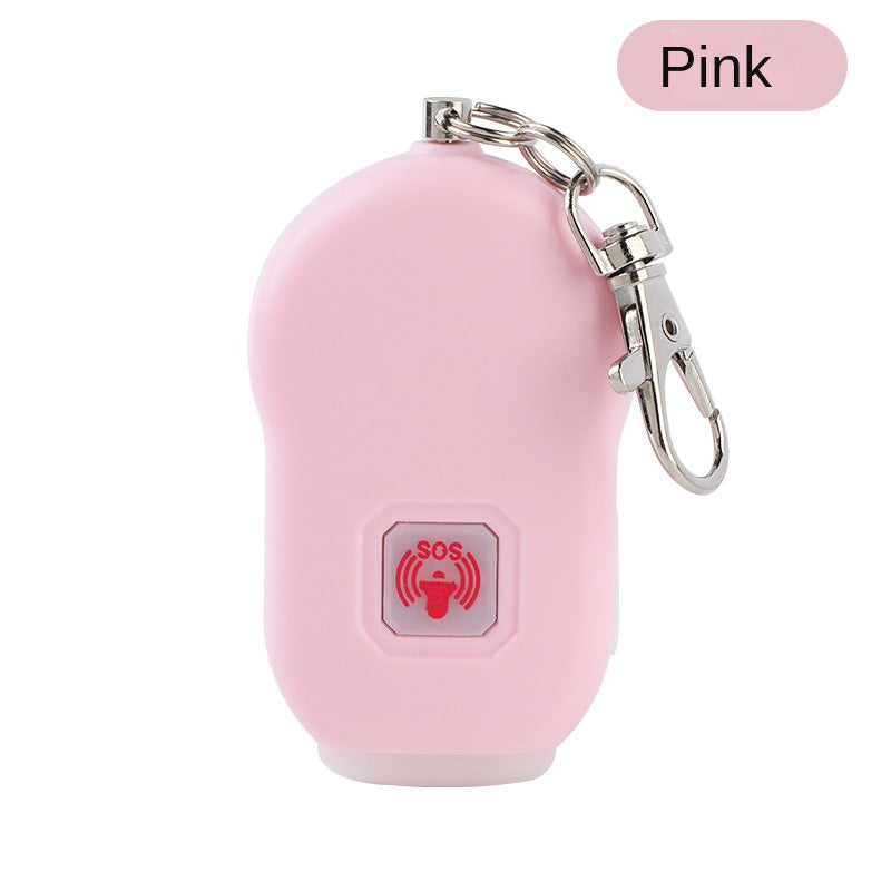 Rechargeable SOS Personal Alarm with LED Light
