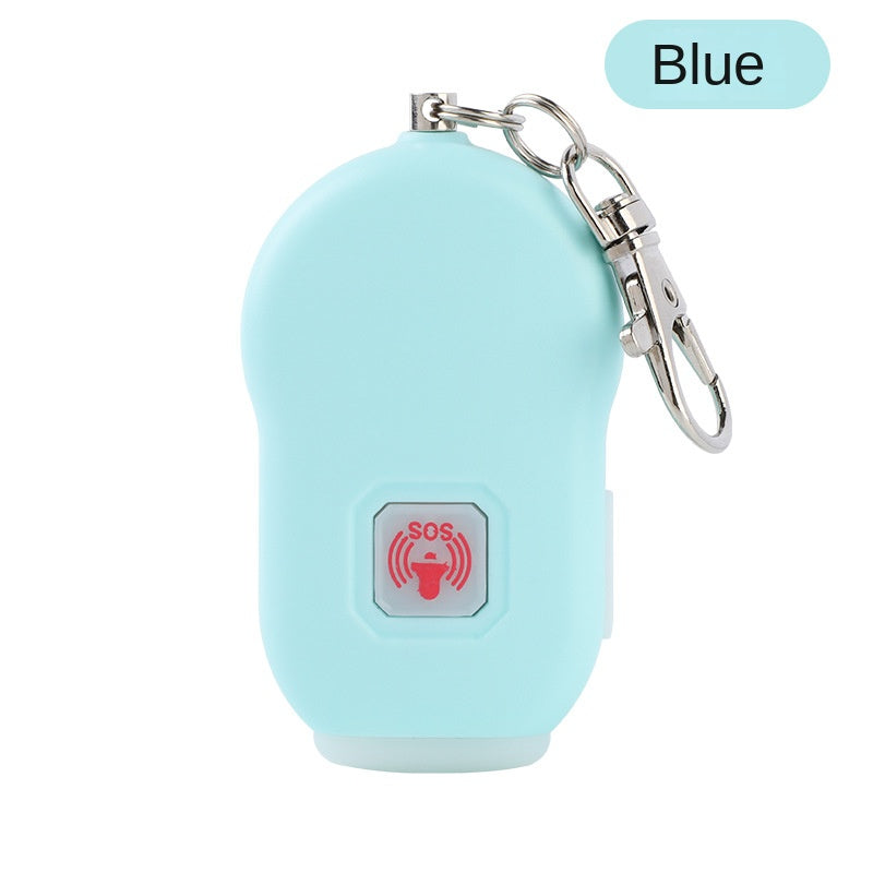 Rechargeable SOS Personal Alarm with LED Light