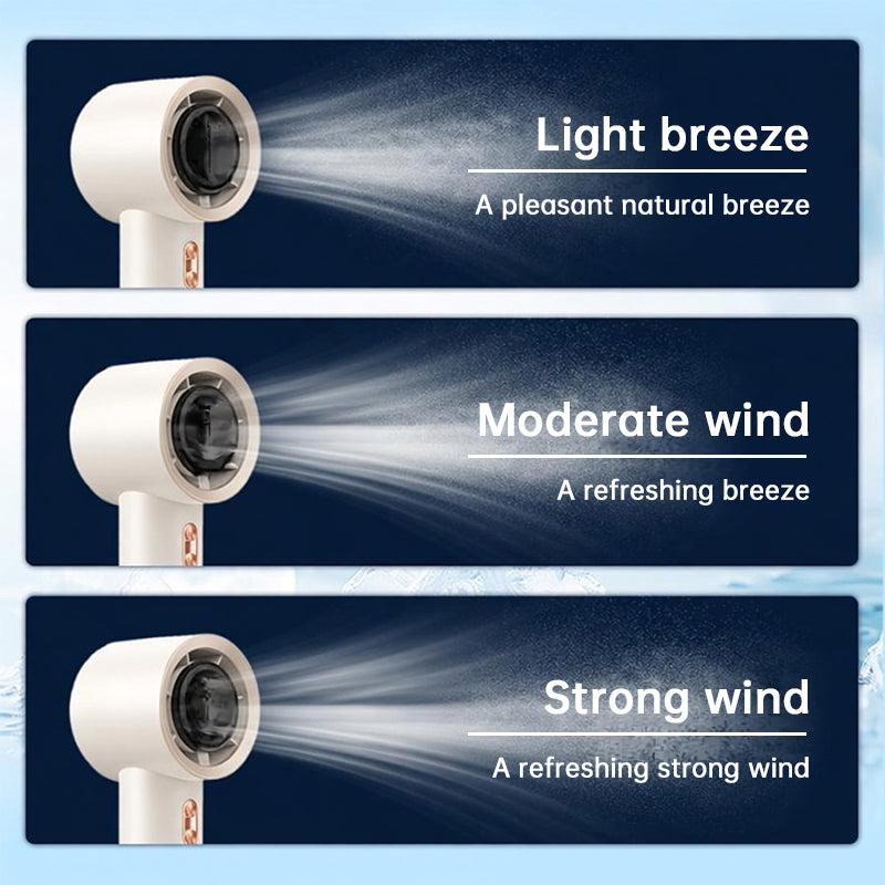 Mini Handheld Fan – 199 Adjustable Speeds for Travel, Gym & Outdoors