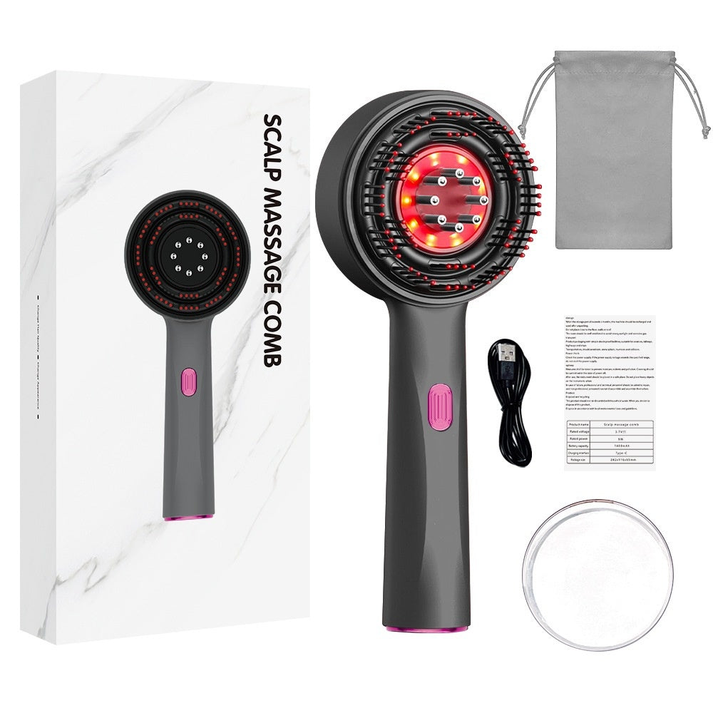 **Red Light Scalp Massage Comb**