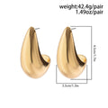 Luxe Sculpted Teardrop Earrings