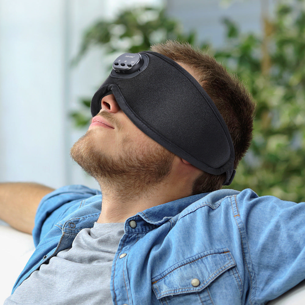 Bluetooth Sleep Mask with White Noise, 3D Eye Cups & Breathable Blackout Design