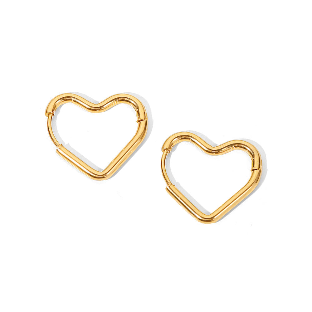 French style temperament caring earrings versatile earrings and earrings for women
