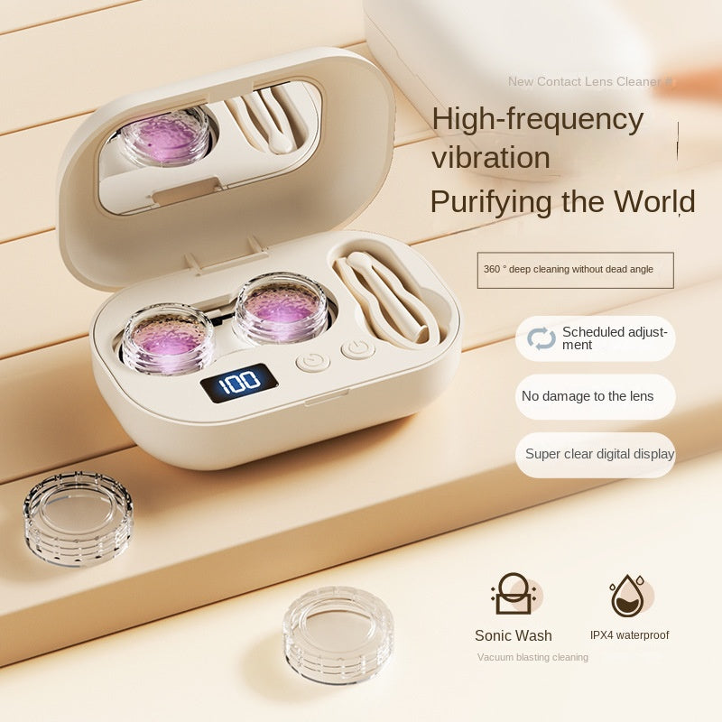 Rechargeable Contact Lens Cleaning Case