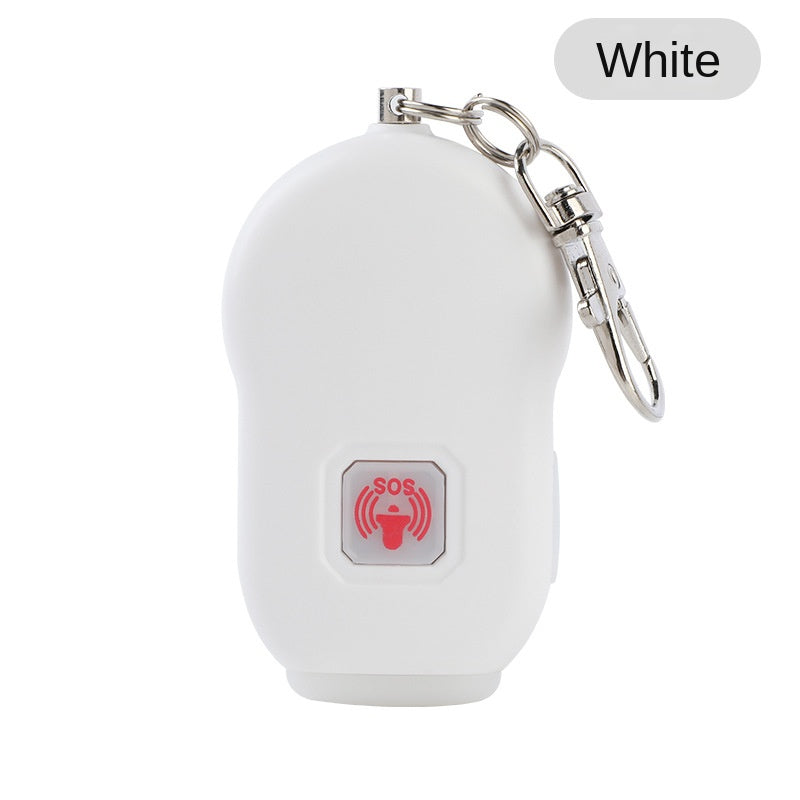 Rechargeable SOS Personal Alarm with LED Light