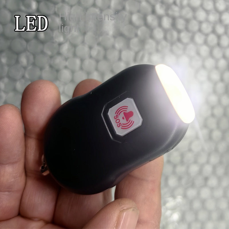 Rechargeable SOS Personal Alarm with LED Light