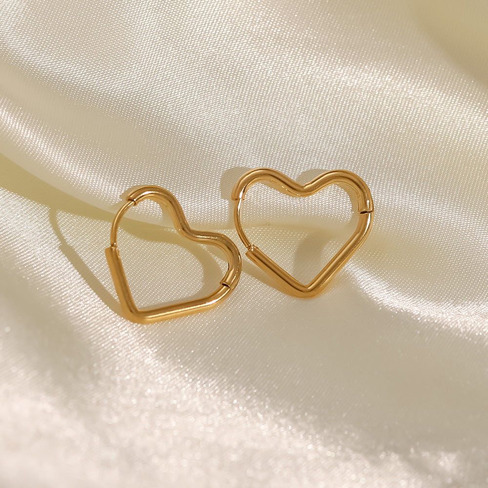 French style temperament caring earrings versatile earrings and earrings for women