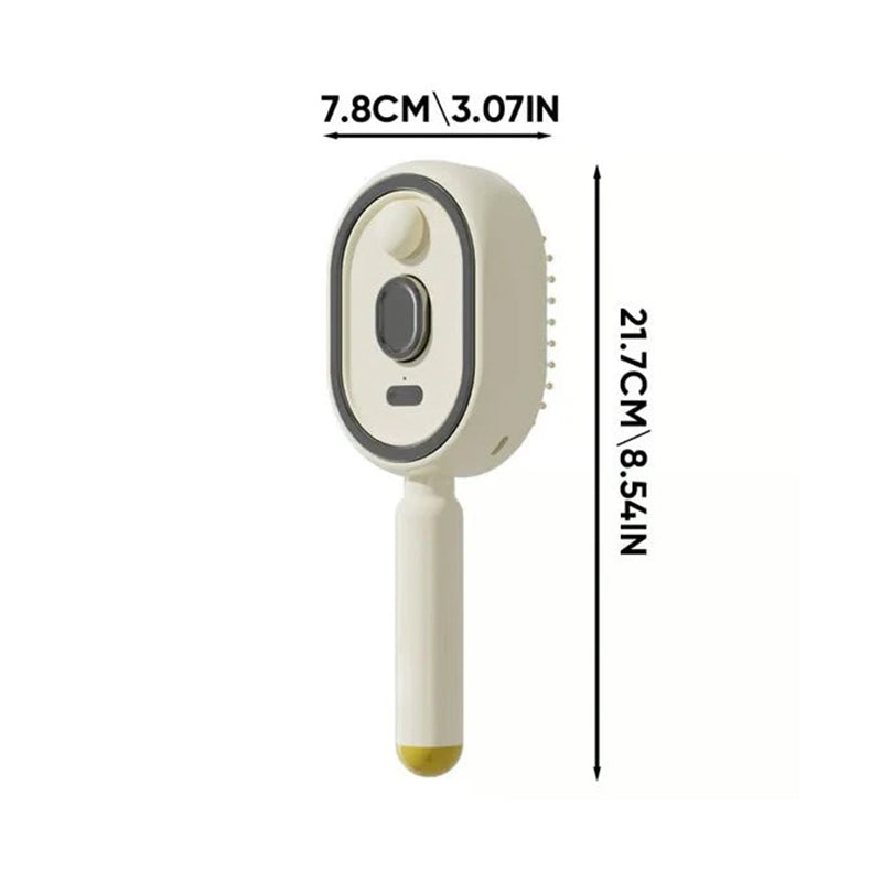 Electric Steam Hair Straightening Brush with Mist