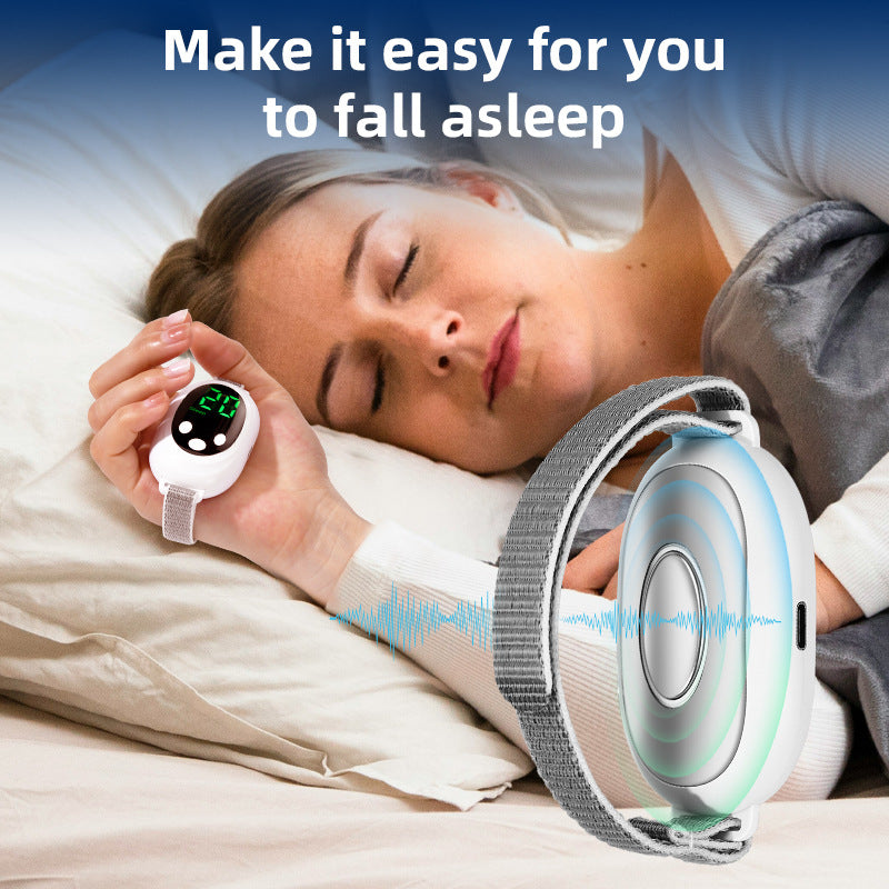 Portable Handheld Pulse Sleep Aid for Relaxation and Bedtime Use