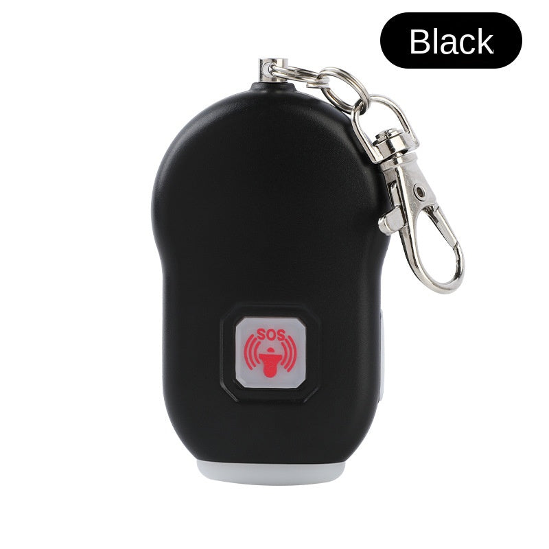 Rechargeable SOS Personal Alarm with LED Light