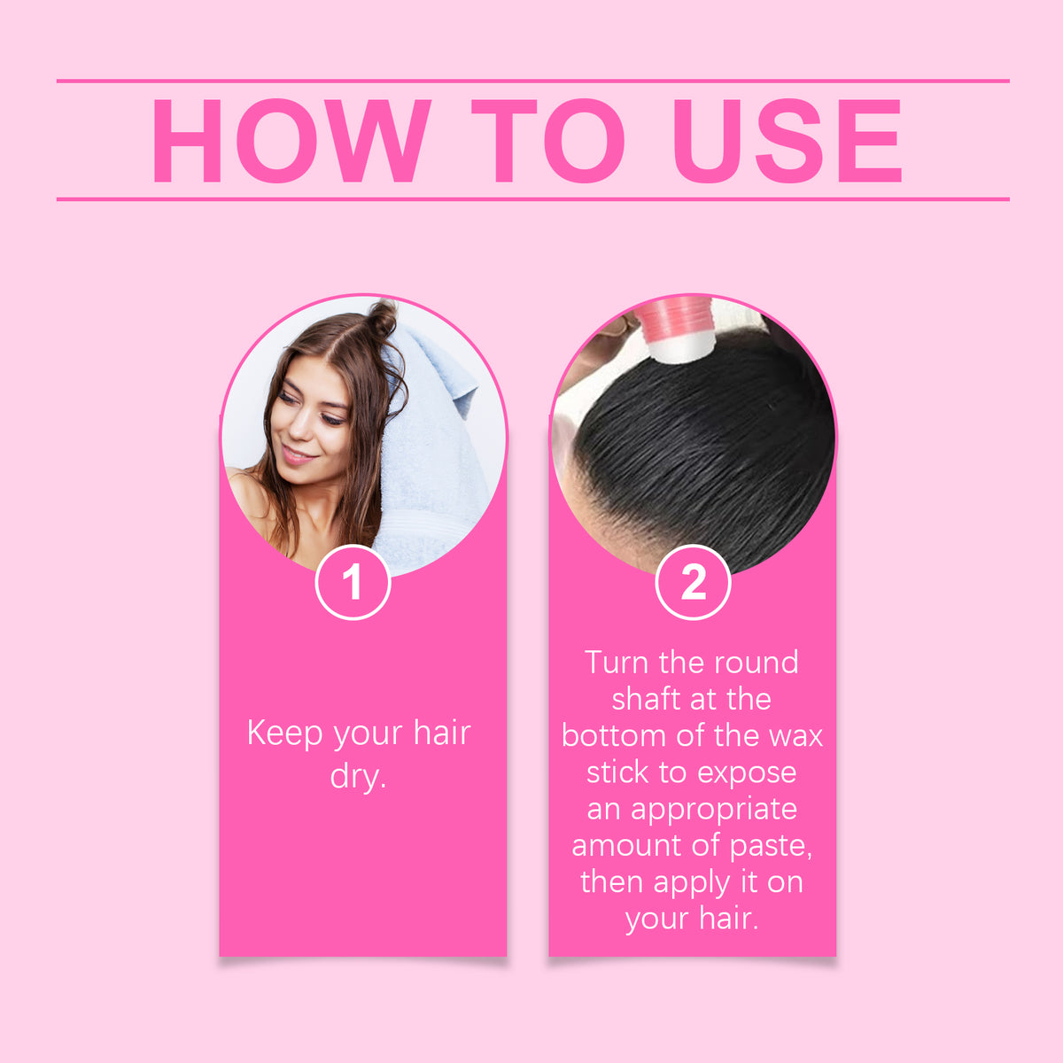 Hair Wax Stick for Smooth, Sleek Styling