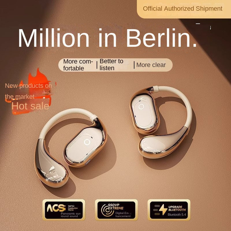 Wireless Bluetooth Ear-Hook Headphones