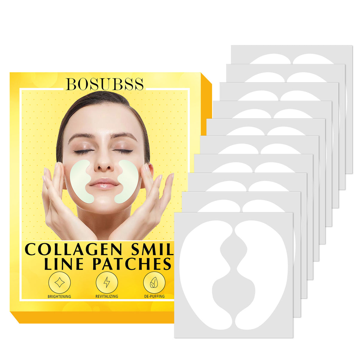 Transparent Facial Stickers – 10 Pieces
