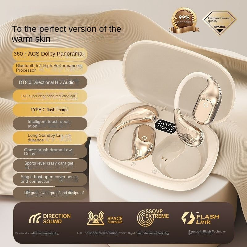 Wireless Bluetooth Ear-Hook Headphones