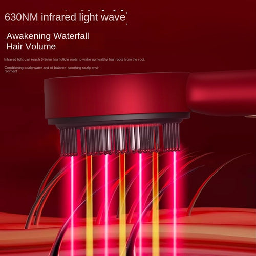 **Red Light Scalp Massage Comb**