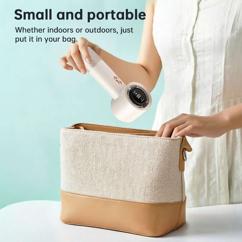 Mini Handheld Fan – 199 Adjustable Speeds for Travel, Gym & Outdoors