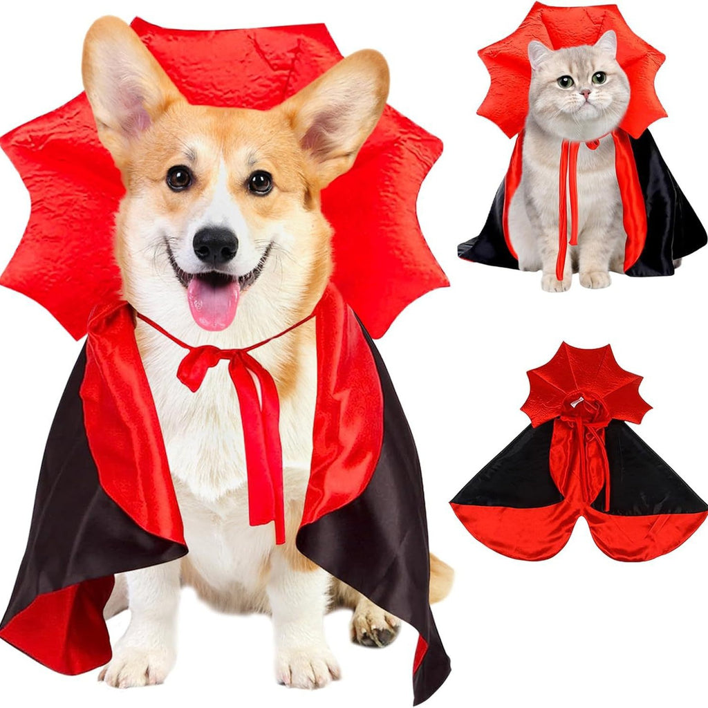 Halloween Bat Cloak Costume for Cats & Dogs