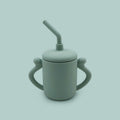 Kids’ Silicone Straw Training Cup with Two Handles