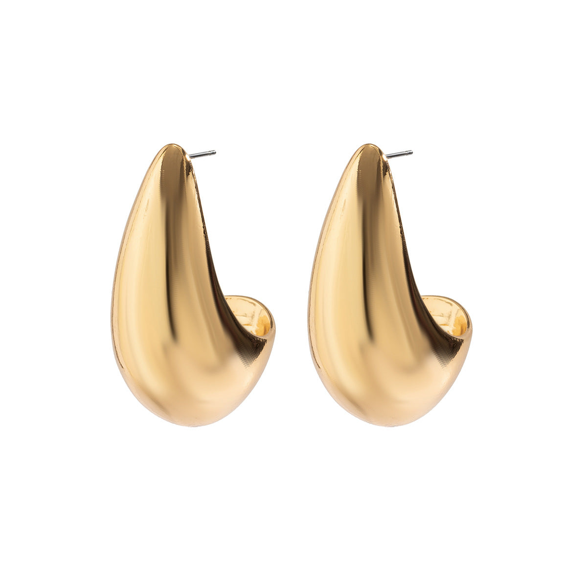 Luxe Sculpted Teardrop Earrings