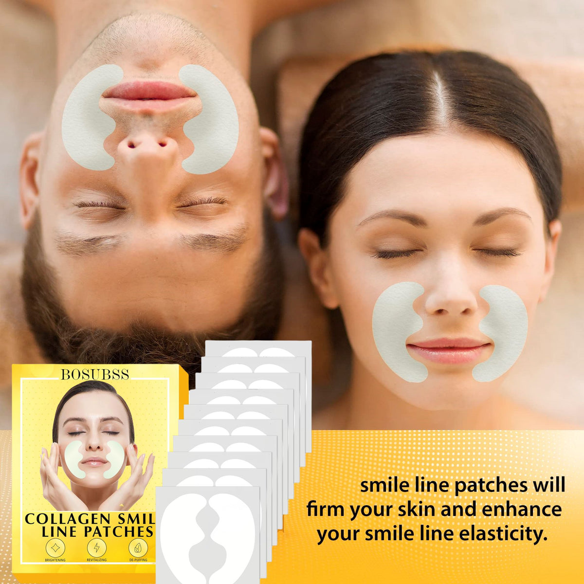 Transparent Facial Stickers – 10 Pieces