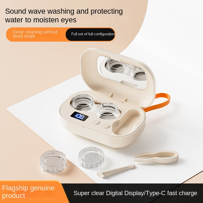 Rechargeable Contact Lens Cleaning Case
