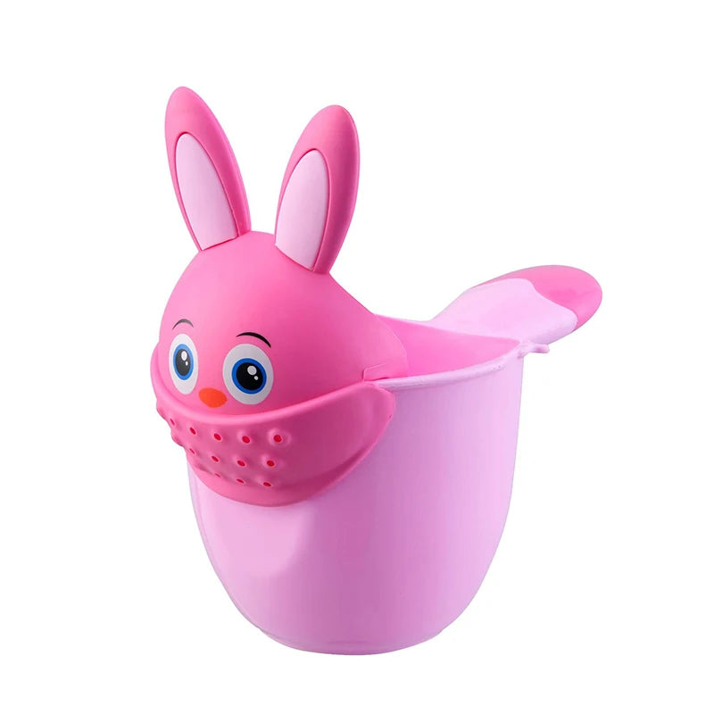 Baby Bath Rinse Cup – Cartoon Shampoo & Shower Scoop