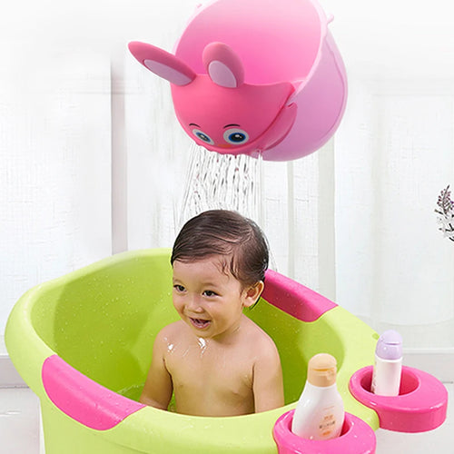 Baby Bath Rinse Cup – Cartoon Shampoo & Shower Scoop