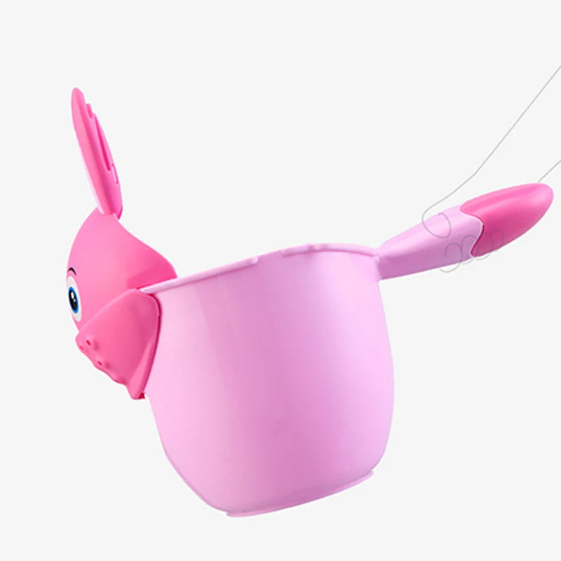 Baby Bath Rinse Cup – Cartoon Shampoo & Shower Scoop