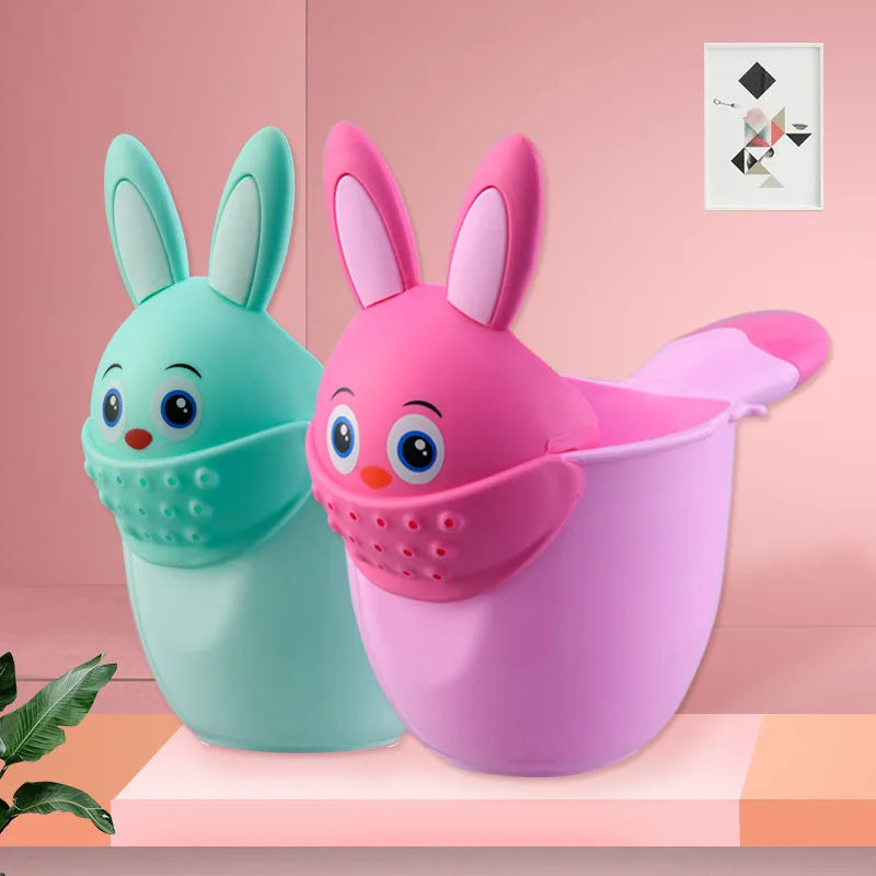 Baby Bath Rinse Cup – Cartoon Shampoo & Shower Scoop