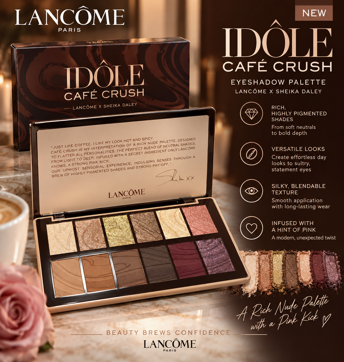 Lancôme Idôle Café Crush Eyeshadow Palette – Sheika Daley